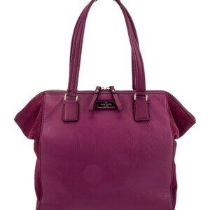 Kate Spade New York Purple Leather Shoulder Bag